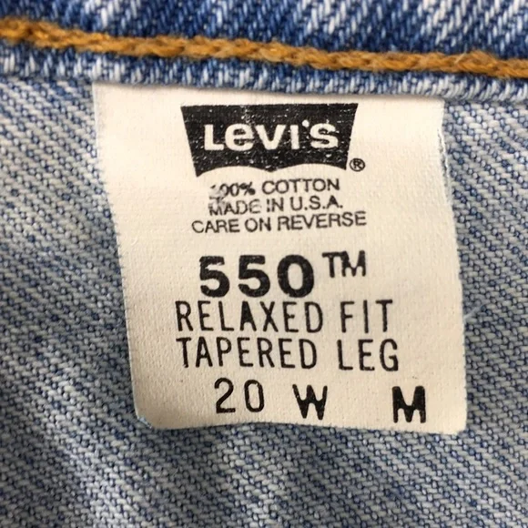 Levis Vintage 90s 550 Relaxed Tapered Leg Mom Jean‎ - Picture 11 of 13